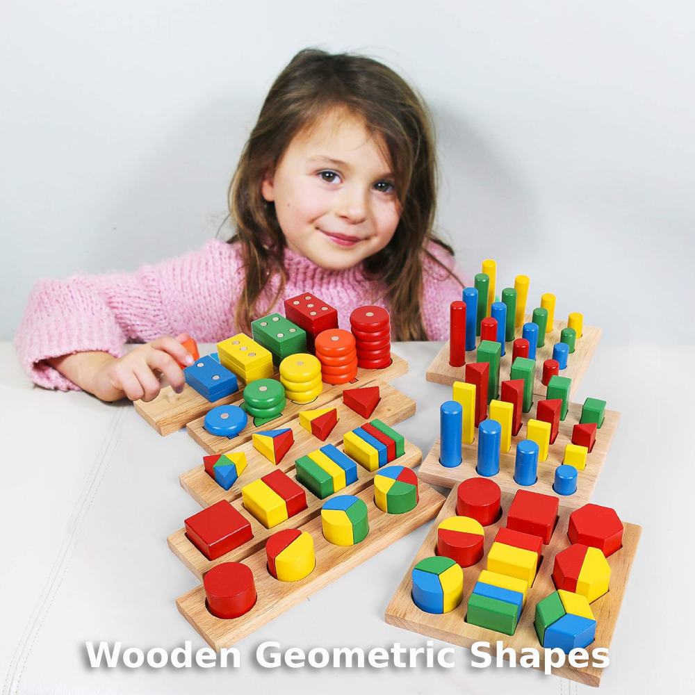 Wooden Geometric Shapes: image 3