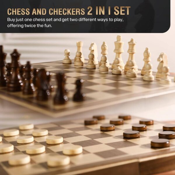 buy magnetic chess checkers set